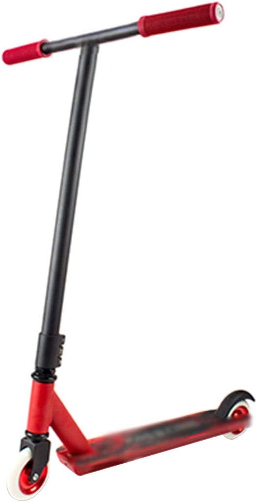 Scooters Pro Scooters for Adults T Handle Kick Scooter, Professional Competitive Scooter, College Students Club Scooters (Color : Red, Size : 65 * 52 * 93cm)