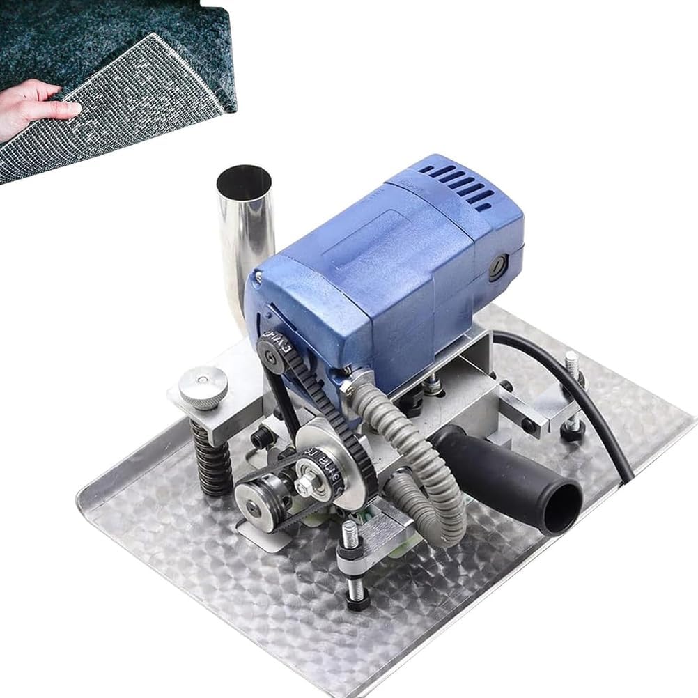 Kccjjrg A,Flatbed Carpet Shearing Machine, Portable Carpet Tufting and Engraving Machine, 500W Electric Carpet Shearing Machine, Carpet Cleaning Machine, Handheld Carpet Flattening Machine