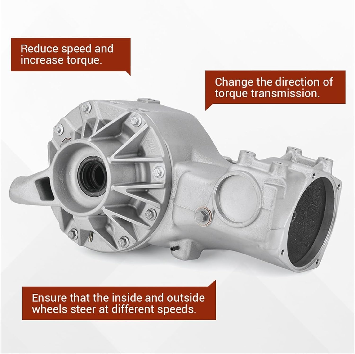 Rear Differential LR031377 Compatible For Land Rover LR2 08-15 Range Rover Evoque 12-15