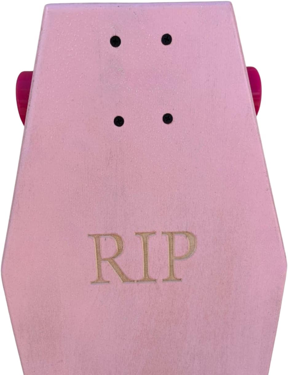 Coffin Pink Death Tarot Skateboard | Longboard | 42x12 | Coffin Croozer