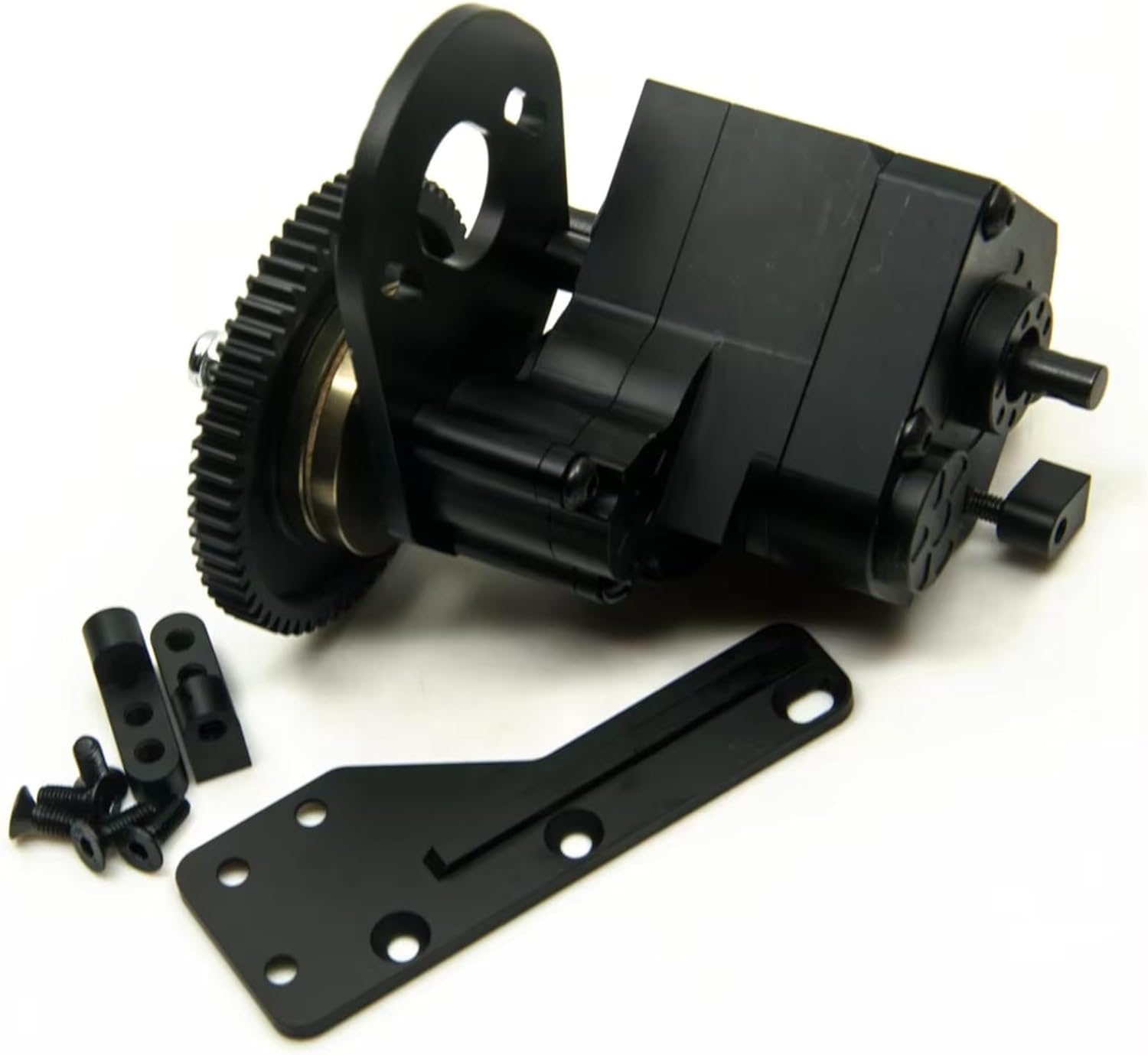 RC Gearboxes For AXIAL For SCX10 1/10 Metal Alloy 2 Speed Gearbox Transmission Gear Box RC Crawler Model Car Upgrade Parts(Gearbox)