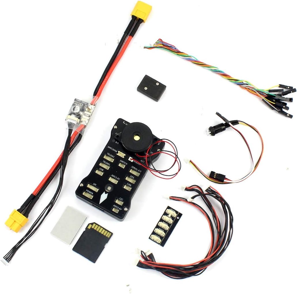 QWinOut 4-Axle 450mm DIY Drone Kit PIXHAWK 32 bit 2.45 FC F450 Airframe RC Quadcopter Unassembly Kit (Standard Version)