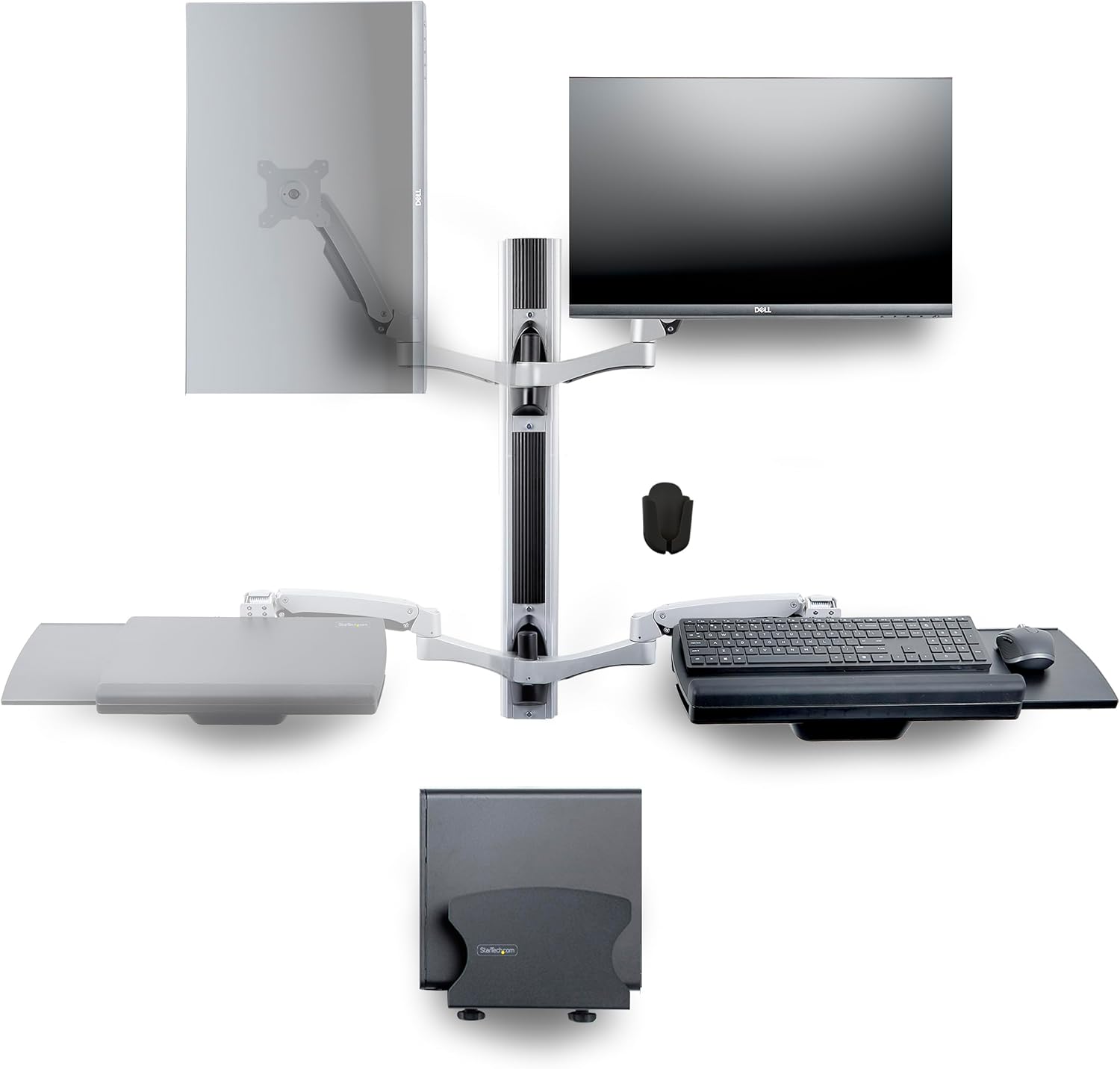 StarTech.com Wall Mount Workstation, VESA Mount for 32