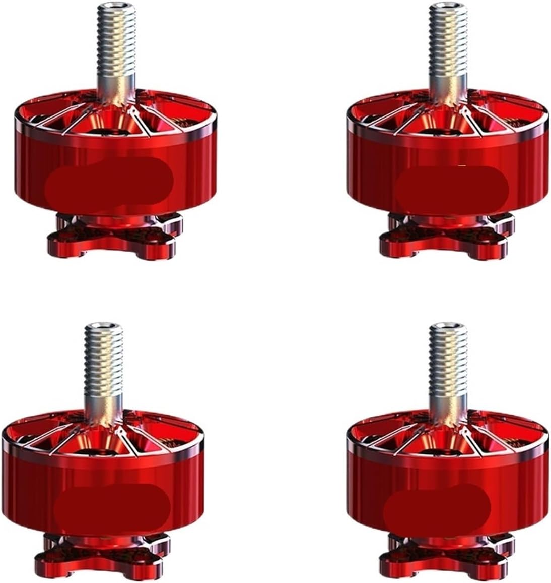 4 pcs 2207 2160KV brushless Motors Ø26*L31.4mm(2207 2160KV red)
