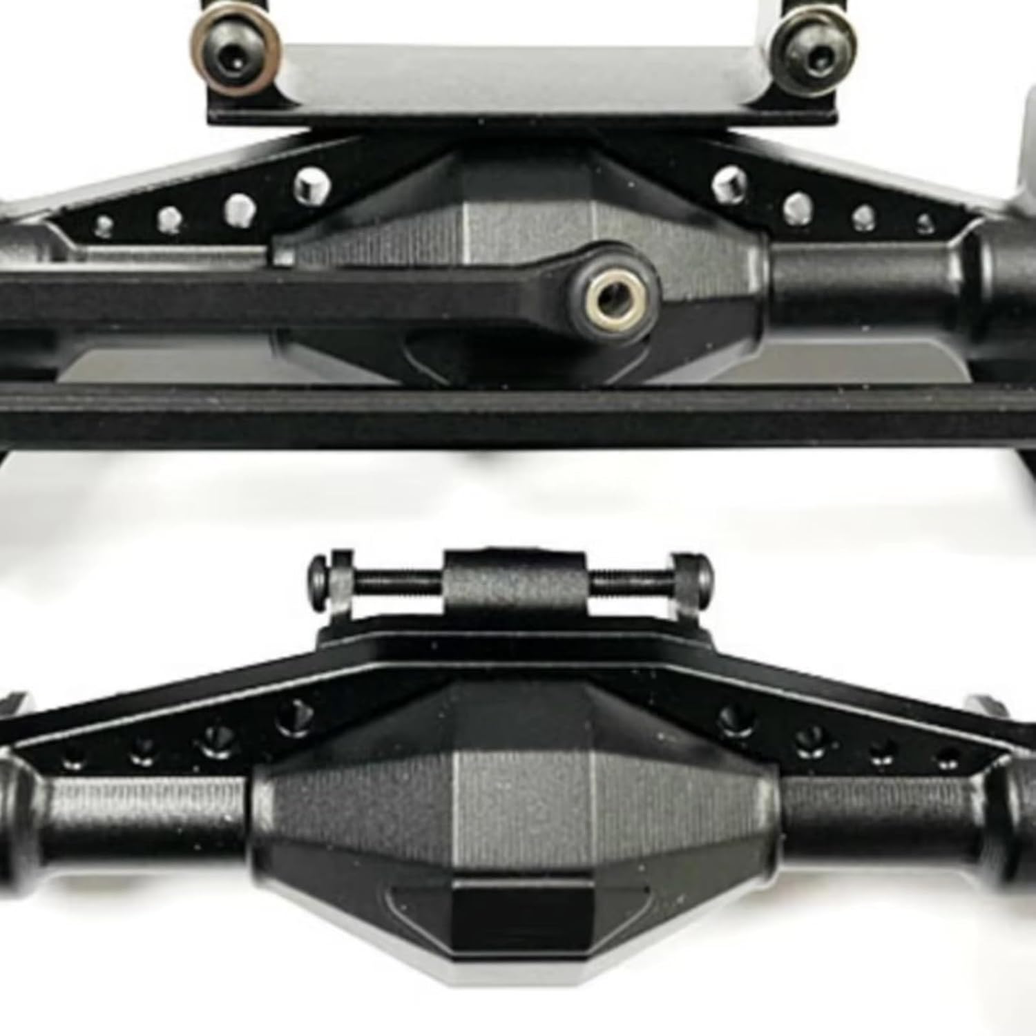 Rc Crawlers Axles For Axial UTB18 1/18 Front Rear Axle Aluminum Alloy RC Car Part Model Accessory Assemble Reapir Upgrade Modified(Black,1set)