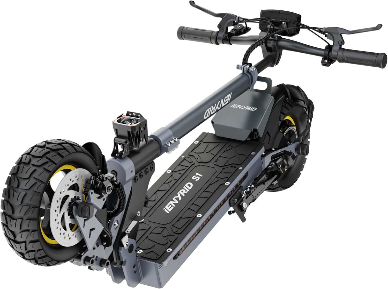 S1 Electric Scooter Adults, 1200W Peak Motor Off Road Electric Scooter, Up to 30 Miles Range / 28MPH, 10