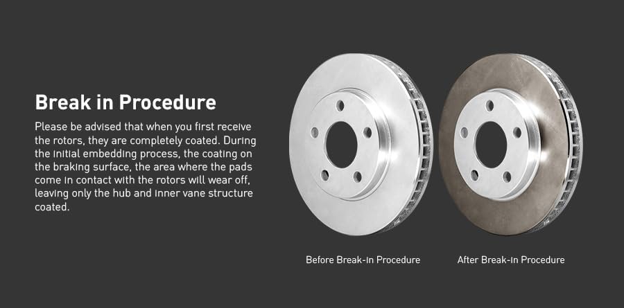 R1 Concepts Front and Rear Brake Rotors For 2016-2020 Lexus GS, 2015-2022 Lexus RC F| Slotted Disc Brake Rotors| Brakes and Rotors Brakes and Rotors