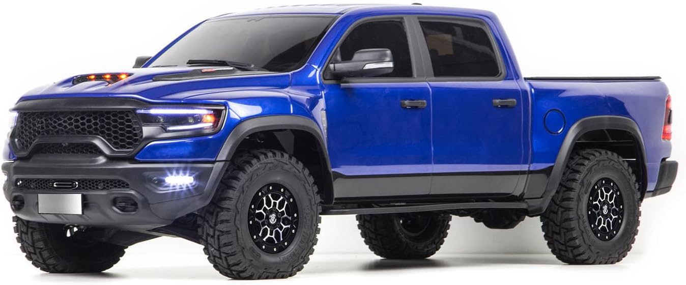 TOUCAN RC HOBBY 4x4 RC Off Road Vehicle 1/8 Radio Control Pickup Truck Differential Locks 2Speed Transmission Metal Gears ESC Lights