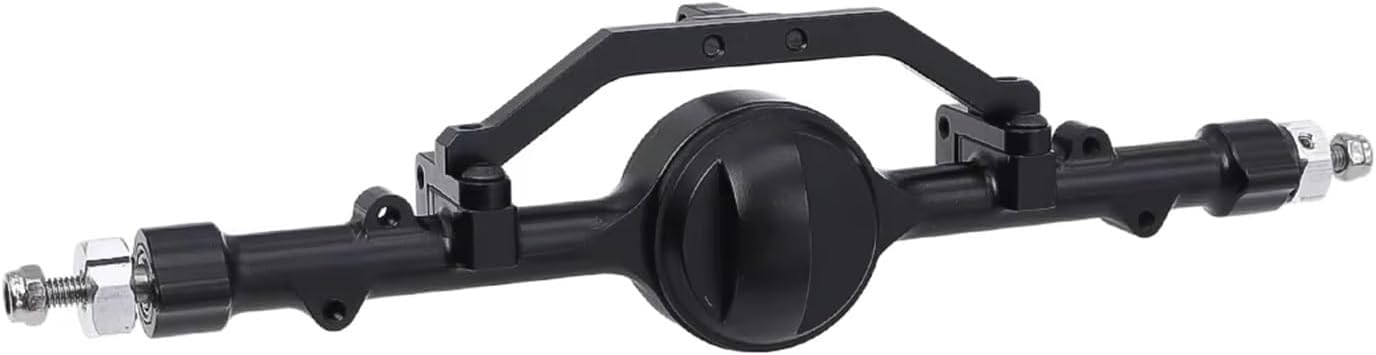 RC Car Parts Compatible with Gelande II TF2 D90 D110 for Yota II 1/10 RC Crawler Straight Axels CNC Aluminum Alloy Front Rear Axle Set(Rear and Front)