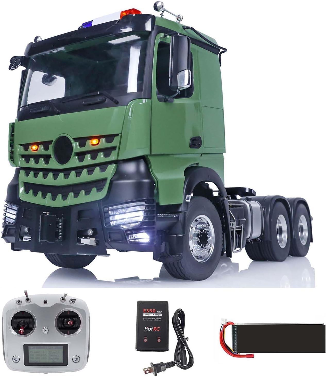 LESU 1/14 6X6 RC Tractor Truck I6S RTR Radio Control Car 2-Speed Gearbox Sounds Hobby Grade Model