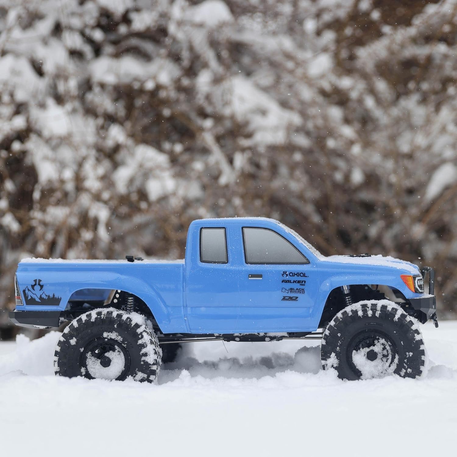 Axial RC Truck 1/10 SCX10 III Base Camp 4WD Rock Crawler Brushed RTR (Batteries and Charger Not Included), Blue, AXI03027T1