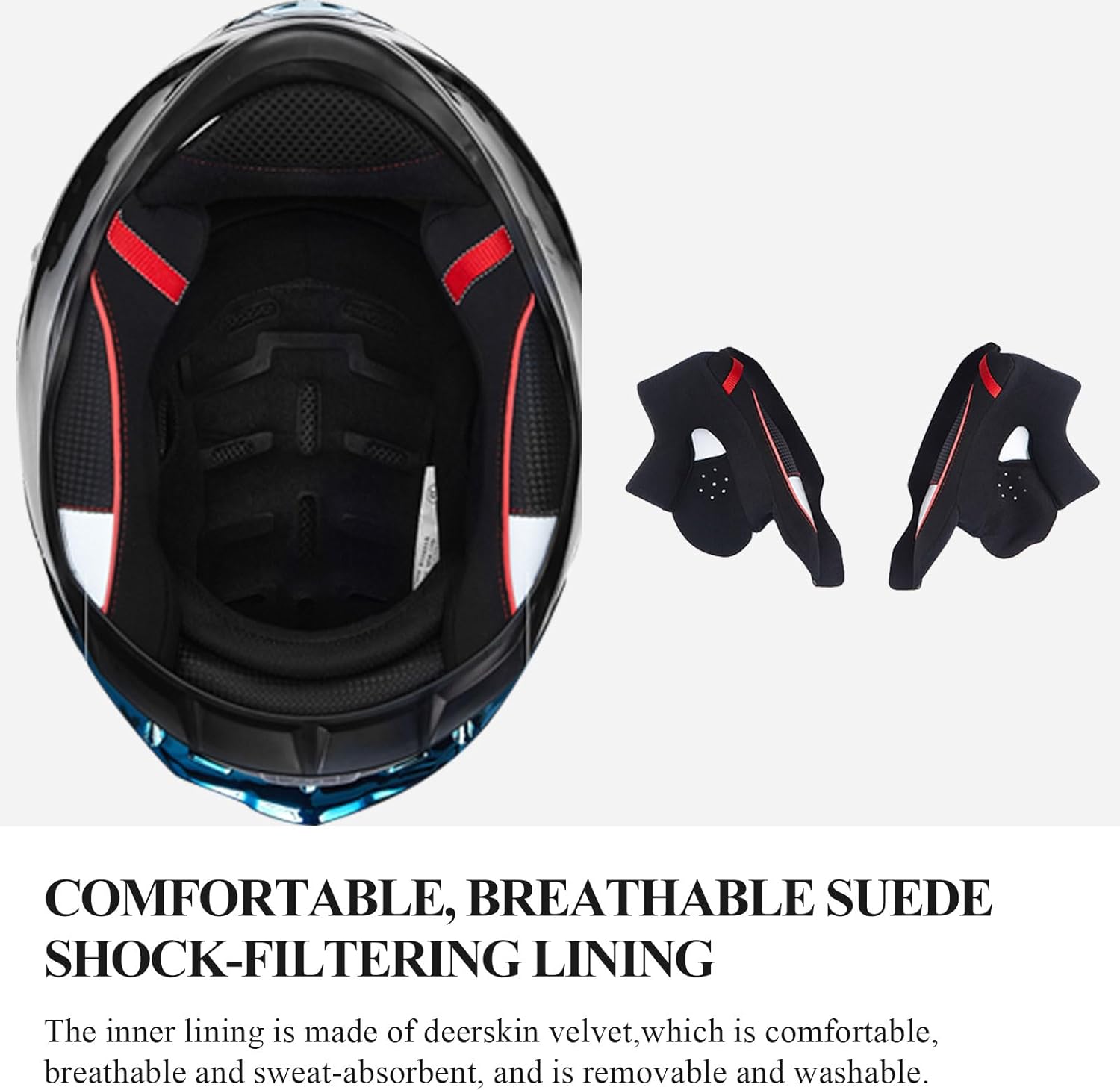 Kaese DOT Certified Carbon Fiber Full Face Motorcycle Helmets