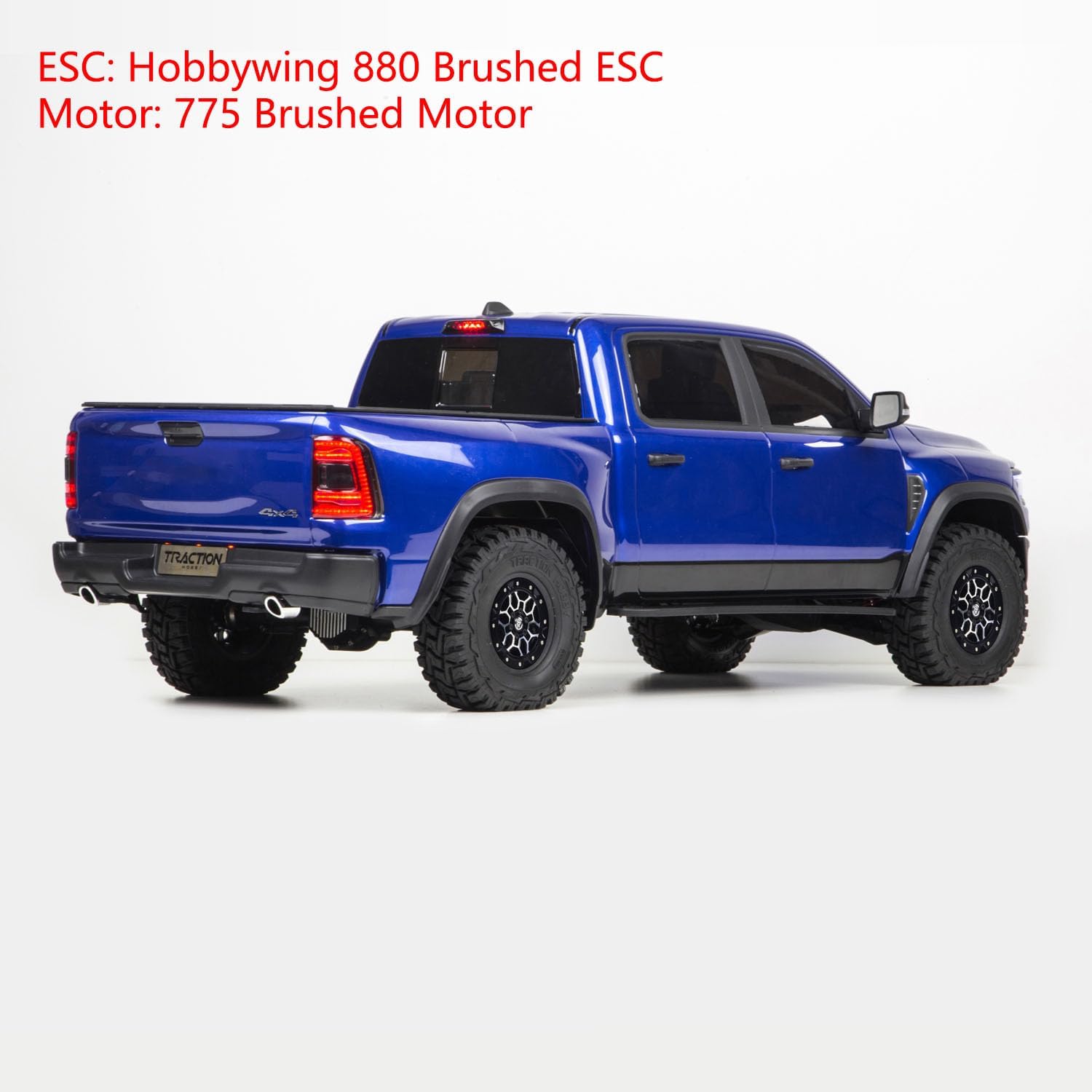 TOUCAN RC HOBBY 4x4 RC Off Road Vehicle 1/8 Radio Control Pickup Truck Differential Locks 2Speed Transmission Metal Gears ESC Lights