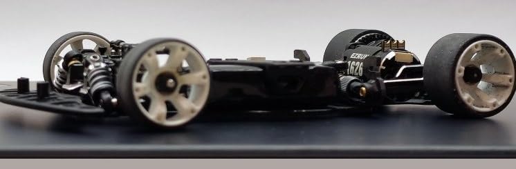 Helidirect Atomic MRX Master Edition Linkless 2WD Chassis Without Bumper & Electronics - Remote Control Car, RC Racing Car 1/28 Scale 2WD Unassembled Chassis Kit (MRXME-KIT)