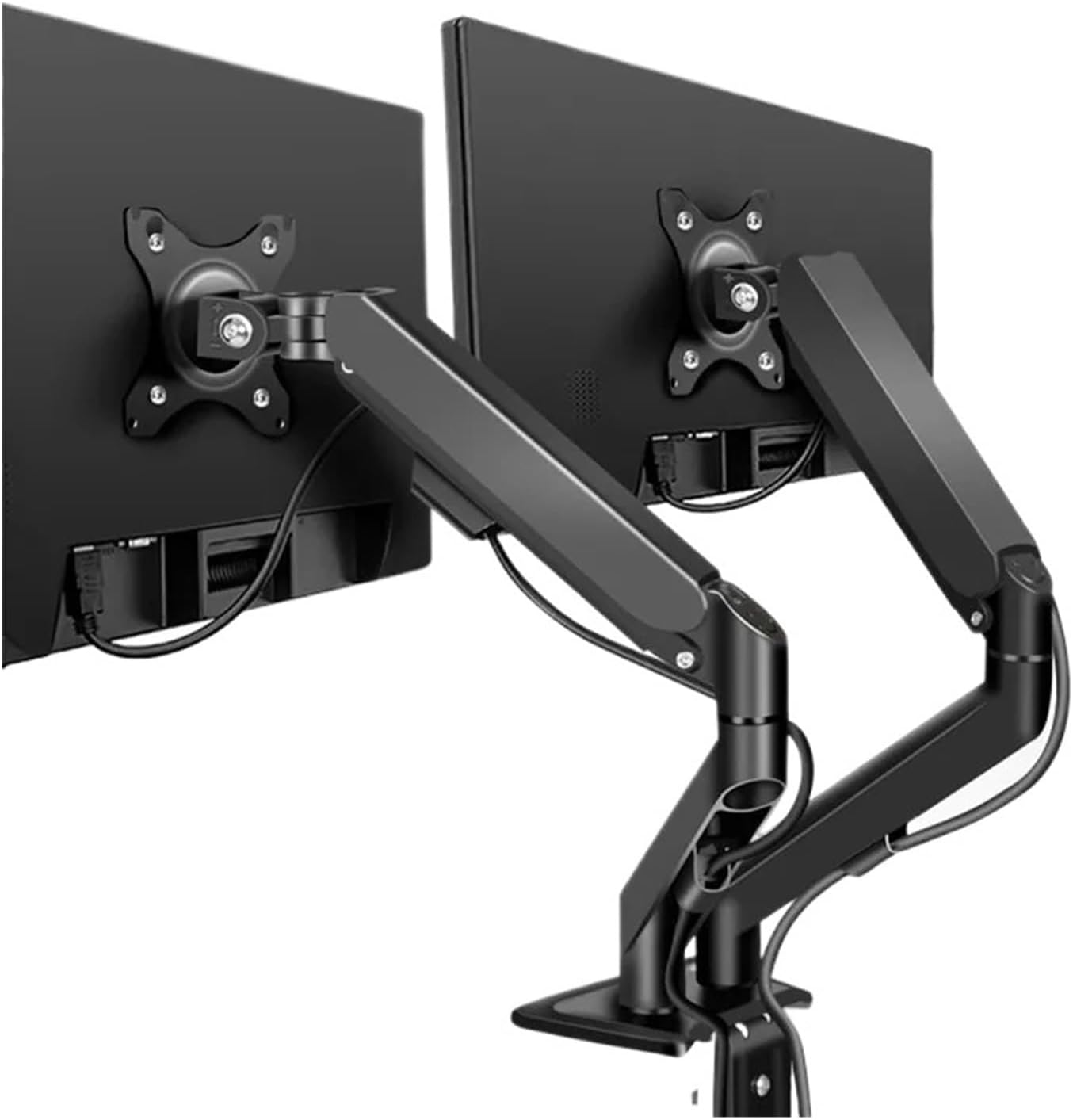 17-30 inch dual monitor desktop stand gas spring full motion LCD TV stand ergonomic bracket clip-on bracket PC M22(M22W)