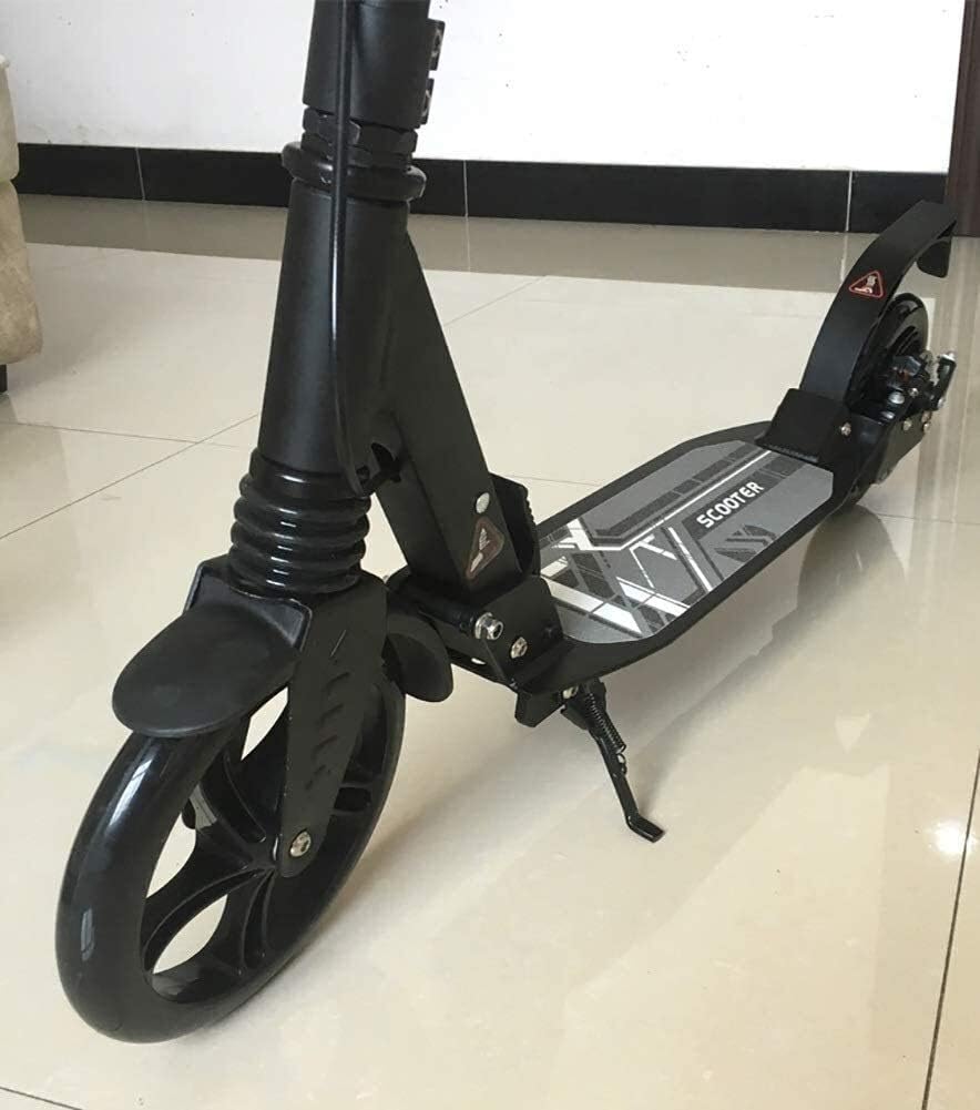 Scooters Kick Scooter for Adults Kids Unisex Adult Kick Scooter Load 150kg Commuting Scooter with Disc Brakes Birthday Gifts for Adult Teenager Men Women Non-Electric (Color : White)