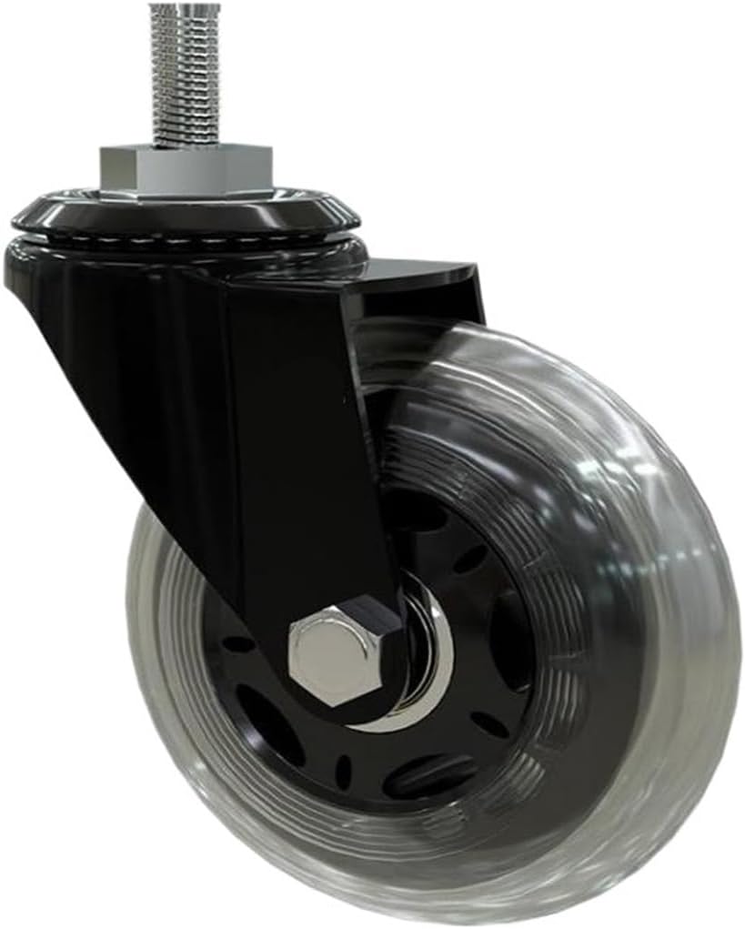 4 pieces/lot 3 inch PU screw roller ice wheel electrophoresis scooter universal silent caster