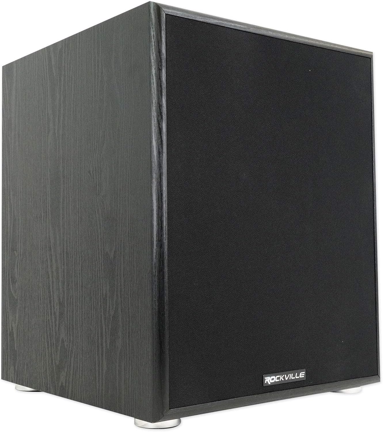 Rockville Rock Shaker 12 800W Powered Home Theater Subwoofer, Deep Bass, Adjustable Crossover, Compact Design, for Home Audio Enthusiasts