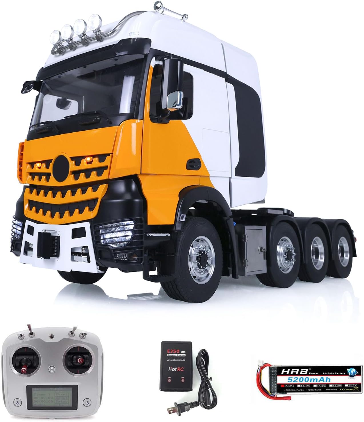 TOUCAN RC HOBBY 1/14 LESU Metal RTR DIY RC Tractor Trucks for Remote Control Cars