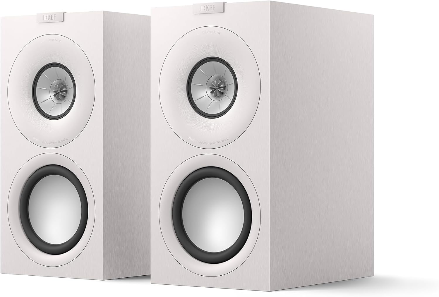 KEF Q Concerto Meta Three-Way Bookshelf Speaker - Pair (White)