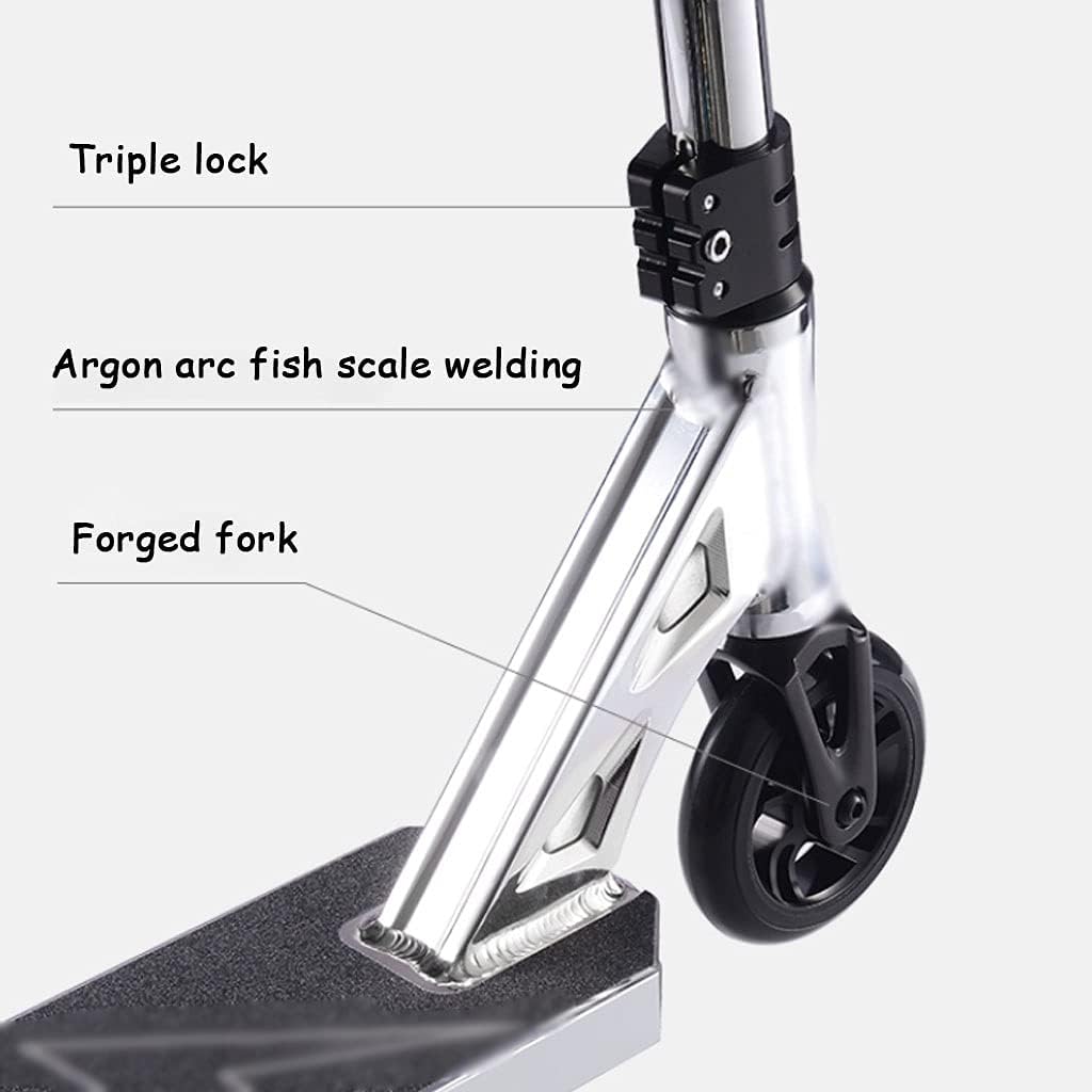 Scooters Scooter for Teenager 2-Wheel Professional Scooter, Fancy Racing Kick Scooter, Adult Mobility Pro Scooter, Easy to Install (Color : Black, Size : 71 * 50.8 * 90.5cm)