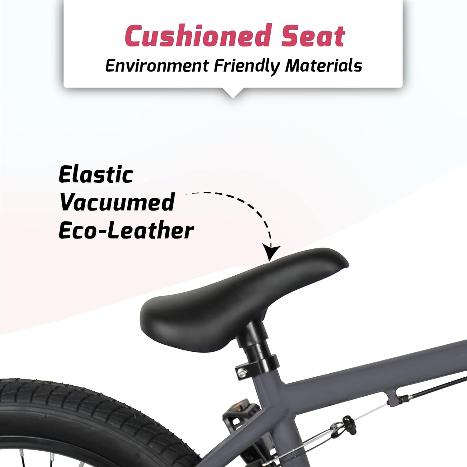 MICARGI MBX 20 Inch BMX Bike Steel Frame U-Brake One Piece Crank for Boys and Girls