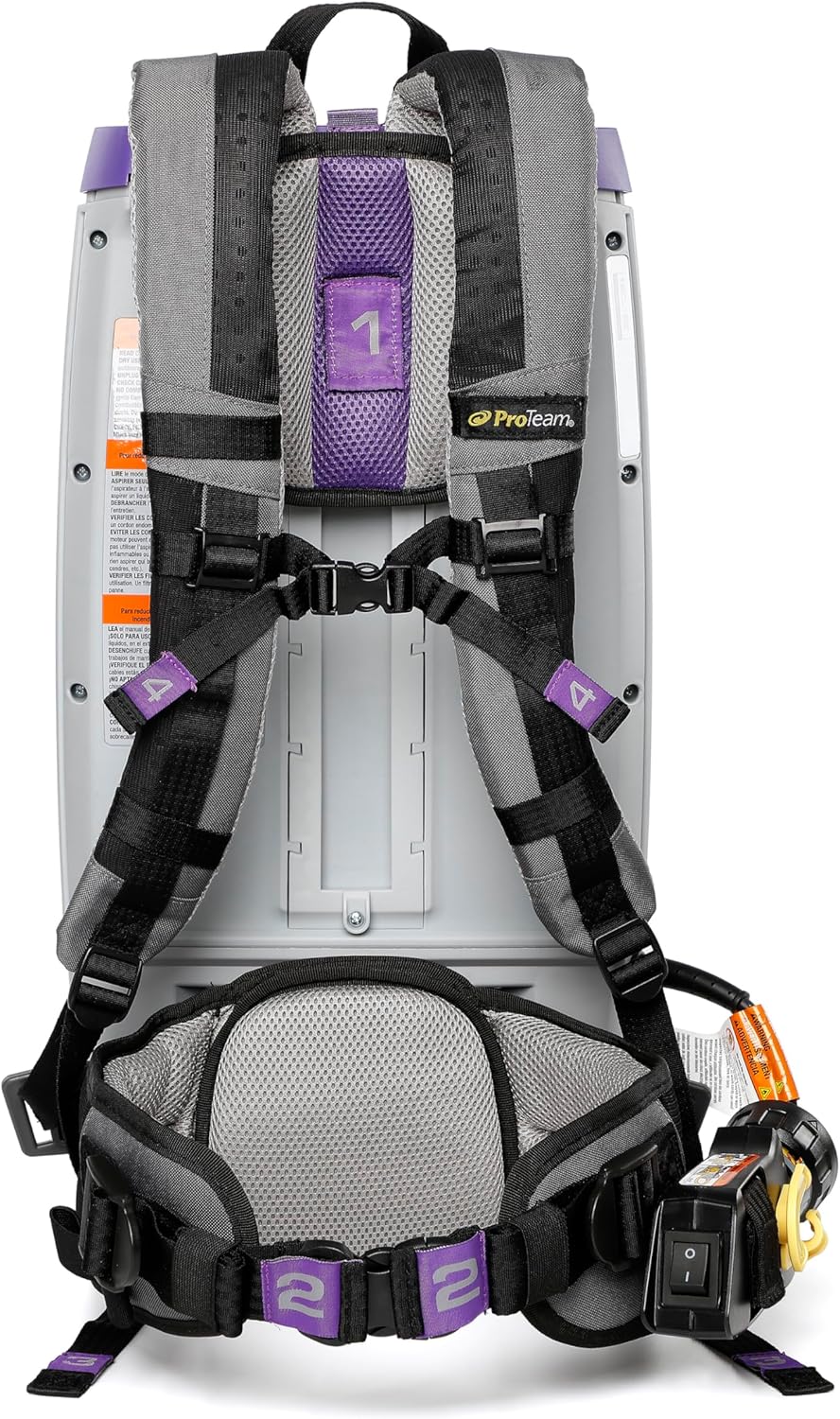 ProTeam GoFit 6 HEPA, 6 qt. Commercial Backpack Vacuum w/Remediation Tool Kit, 107766