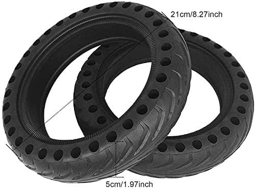 Electric Scooter Tires Electric Scooter Tires, Solid Honeycomb Tires, Wear-Resistant and Puncture-Resistant, Maintenance-Free, Electric Scooter Accessories Solid tire Tires
