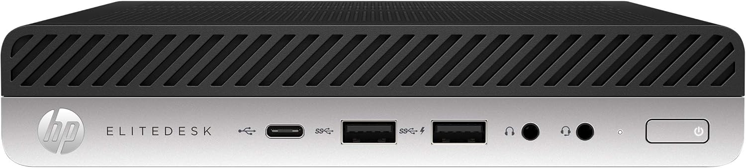 HP 4CB31UT#ABA EliteDesk 800 G4 Mini Intel Core i5 8500T 2.1 GHz Mini PC's, 8 GB RAM, Windows 10 Pro