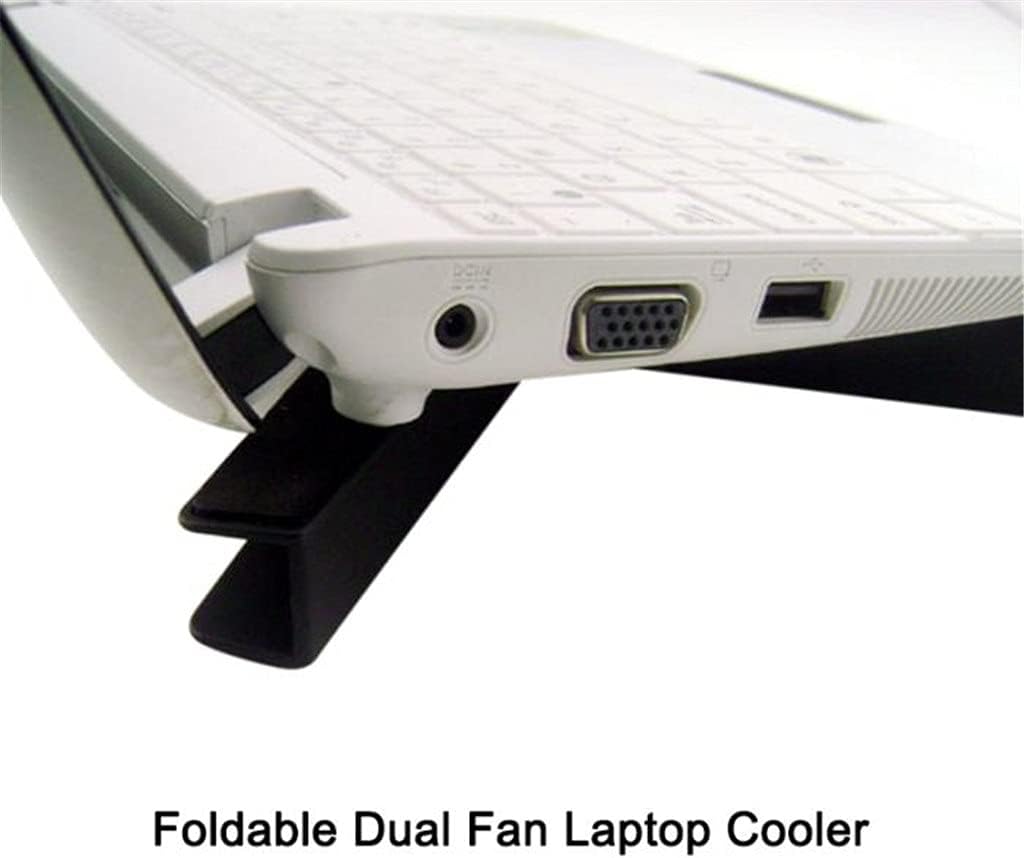Laptop Cooler Pad Stand Base Cooling Foldable Dual Fan USB Portable Convenient Notebook Cooler Notebook Computer Accessories