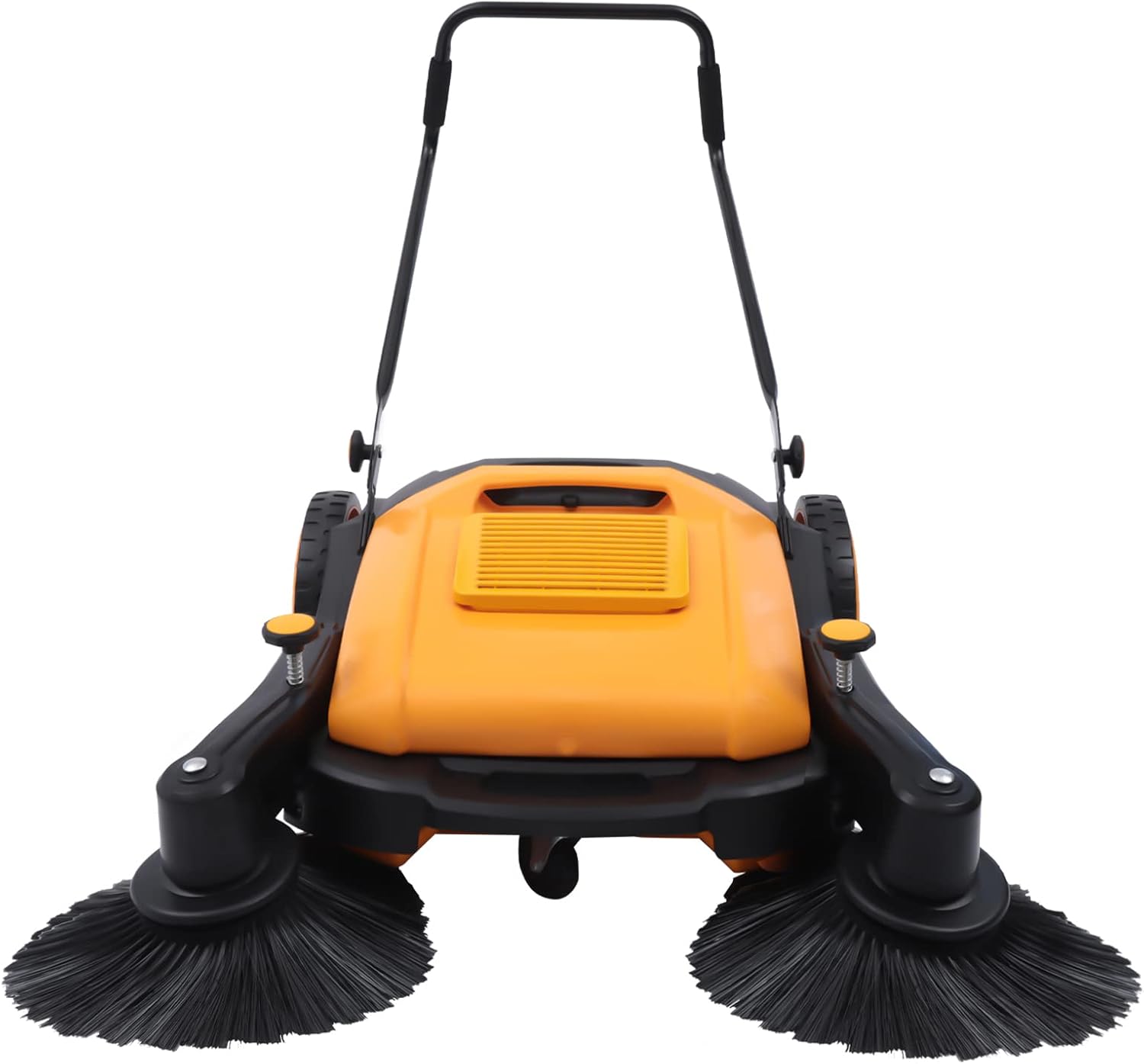 LOYALHEARTDY Hand Push Industrial Floor Sweeper, 41'' Outdoor and Indoor Sweeper, 14.53 Gallon Capacity, Sweeps 36911 Square Feet/Hour Space-Saving Portable Household Floor Sweeper