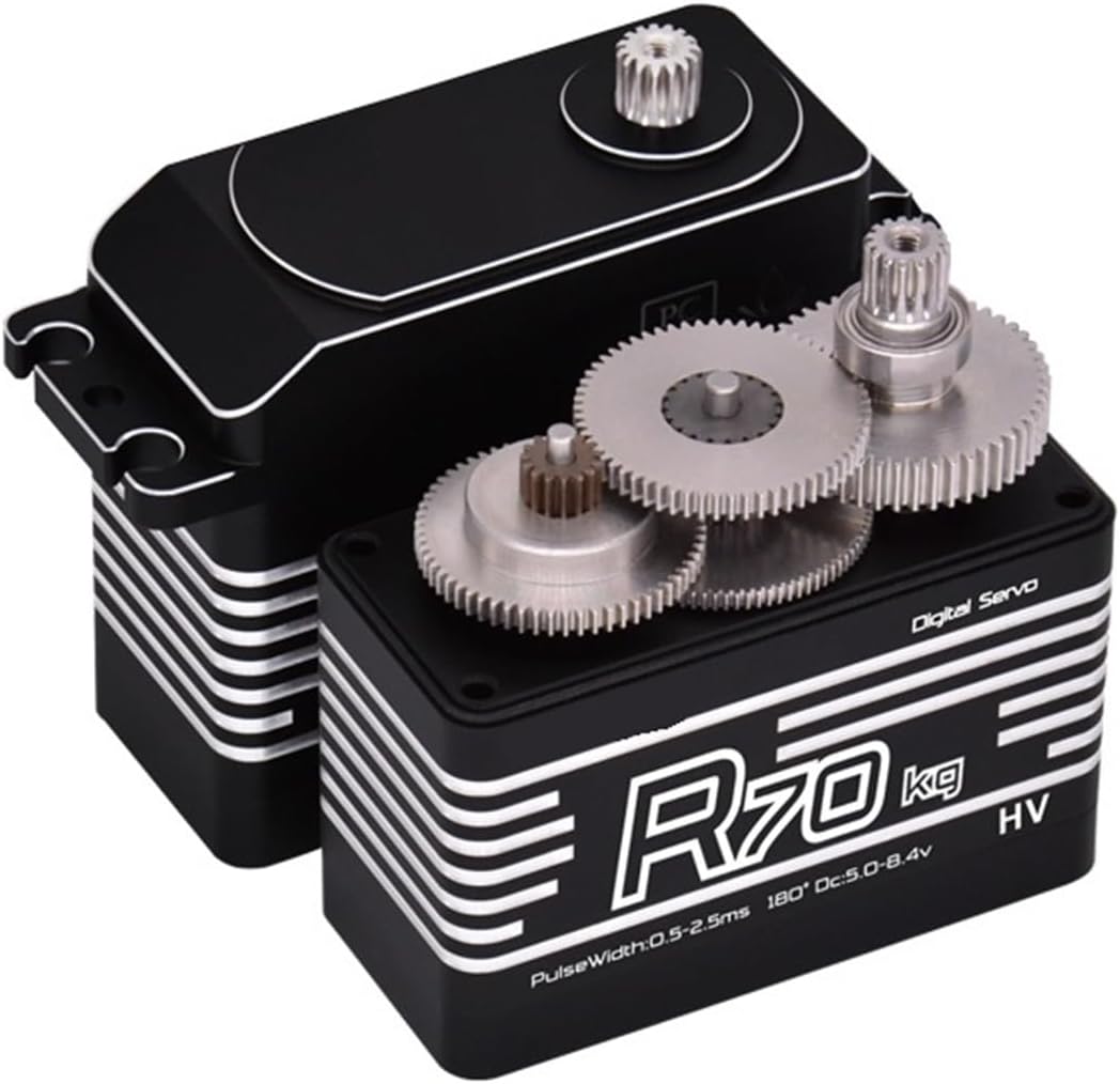 High Torque high Pressure 70KG 80KG servo Full Metal Gearbox Waterproof 1/5 1/6 Scale Model(Full Metal 80KG)