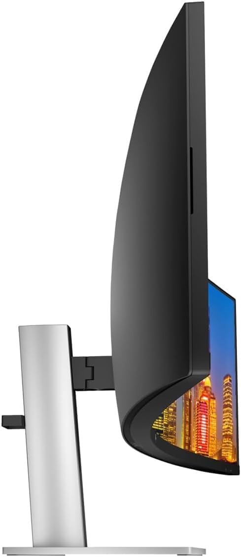 HP EliteDisplay E45c G5 45 inch 5120 x 1440 DQHD Curved Monitor, with Full Dock, DisplayPort, USB-C, Speaker, MK670 Wireless Keyboard & Mouse, Gel Mouse & Wristpad