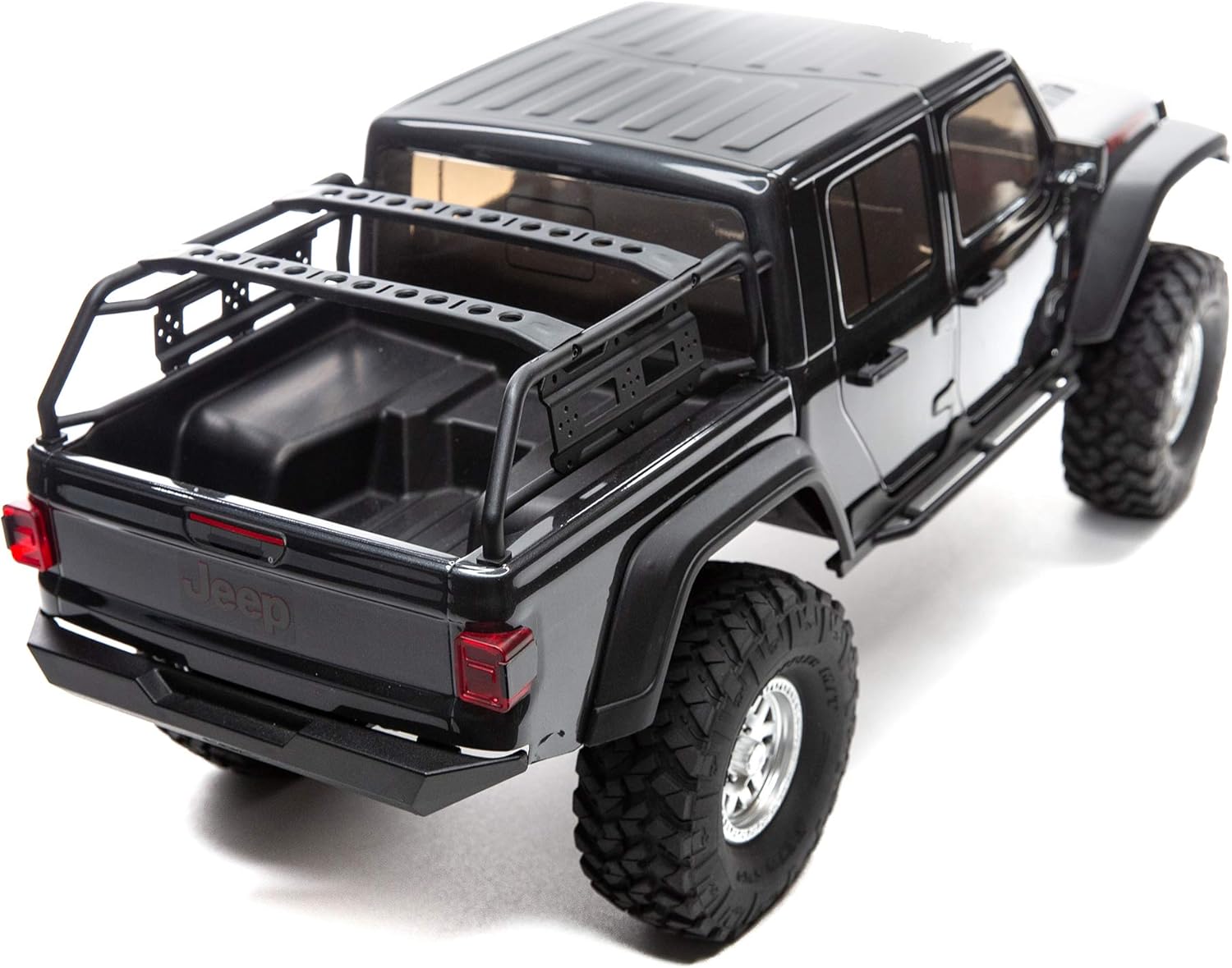Axial RC Truck 1/10 SCX10 III Jeep JT Gladiator Rock Crawler with Portals RTR (Batteries and Charger Not Included), Gray, AXI03006BT1