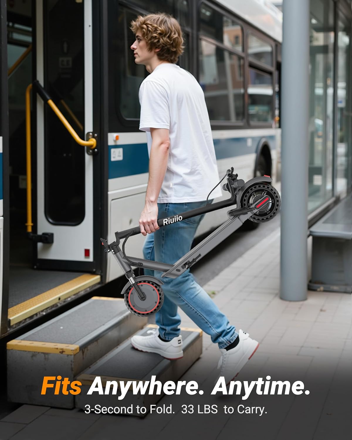 Electric Scooter for Adults - 19/22 MPH, Dual Suspension, 8.5
