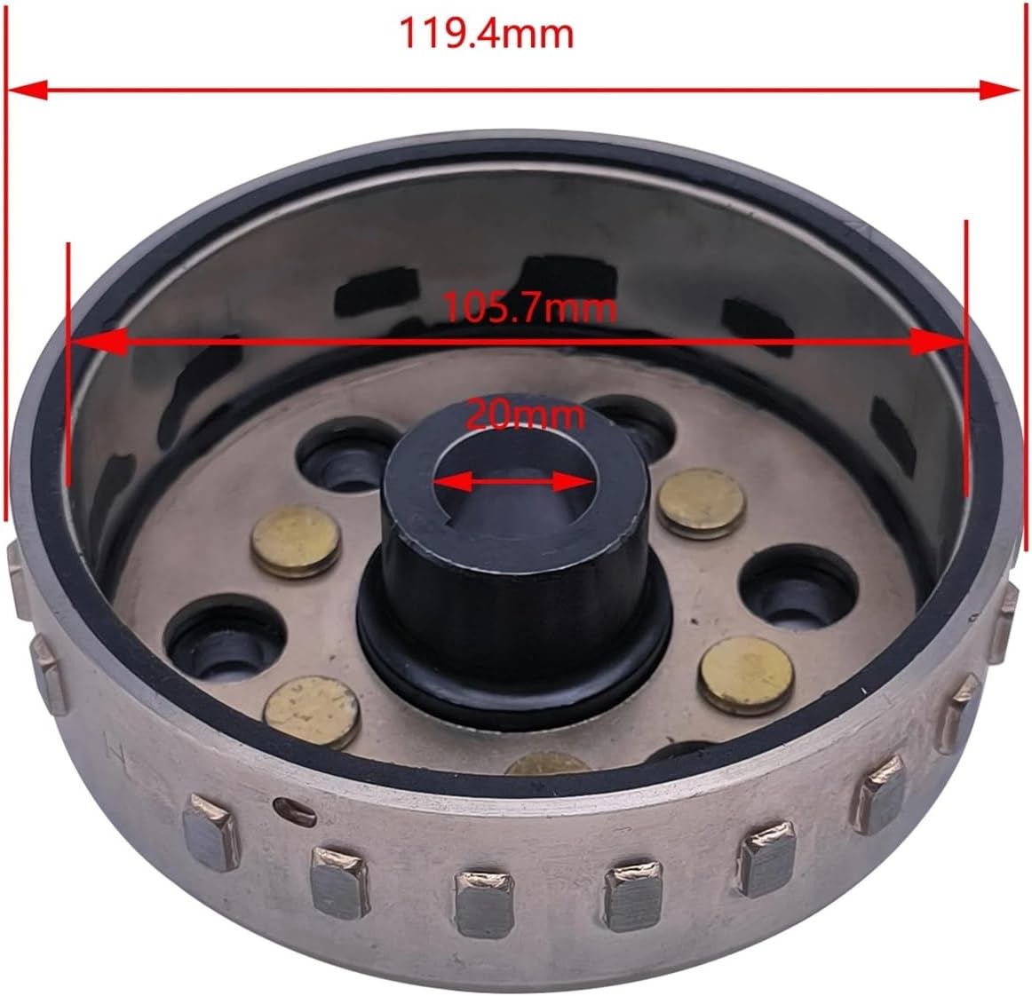 High-Power Flywheel Magneto Generator Rotor Assy for Linhai 300 T3b LH 300D LH300 Classic Demon Muddy Goon Carry 24002A