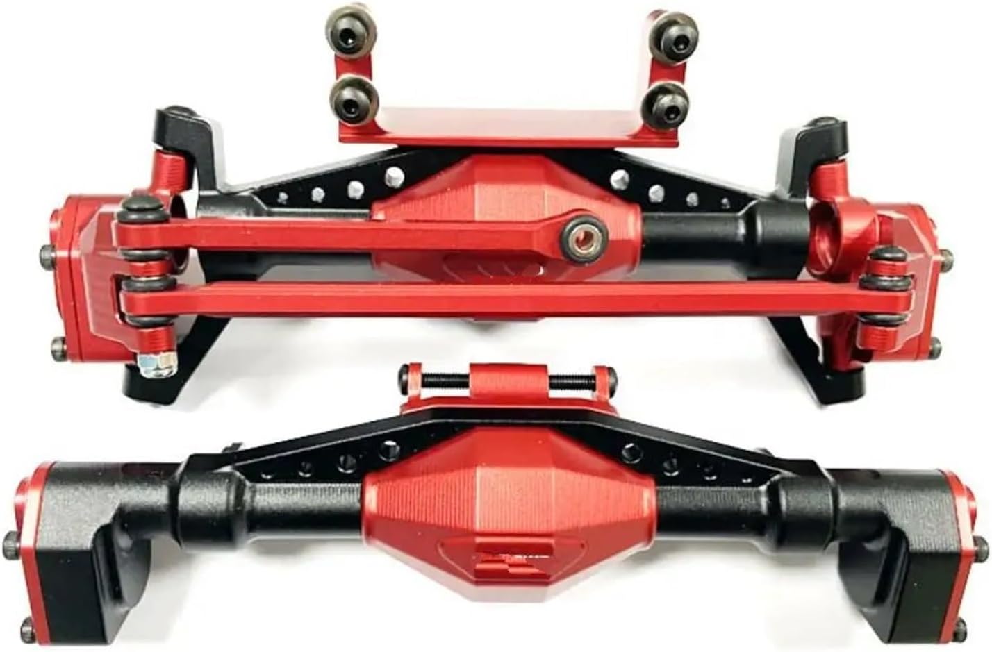 RC Vehicle Axles Compatible with Axial for UTB18 1/18 RC Car Part RC Car Accessories Aluminum Alloy Front Rear Axle Housing RC Car Upgrade Accessories