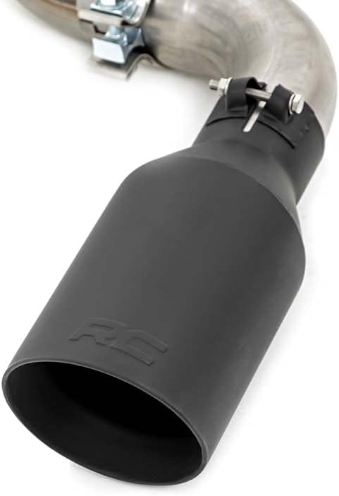 Rough Country Stainless Dual Cat-Back Exhaust for Ram 1500 (2009-2018) 4.7L & 5.7L V8 Engine - Performance Tuned, Aggressive Growl