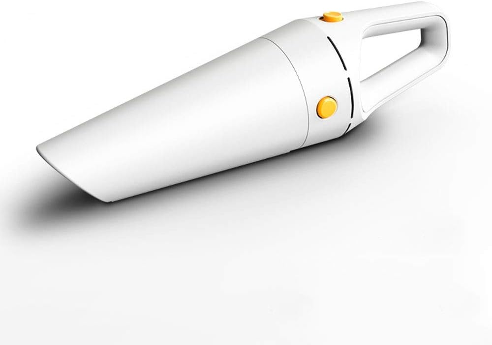 NCRD Handheld Vacuum, Hand Vacuum Cordless with High Power, 120W 5000 PA Powerful Suction Handheld Vacuum, Wet Dry Portable Vacuum Cleaner for Car, Home, Pet Hair, Dust (Color : White)