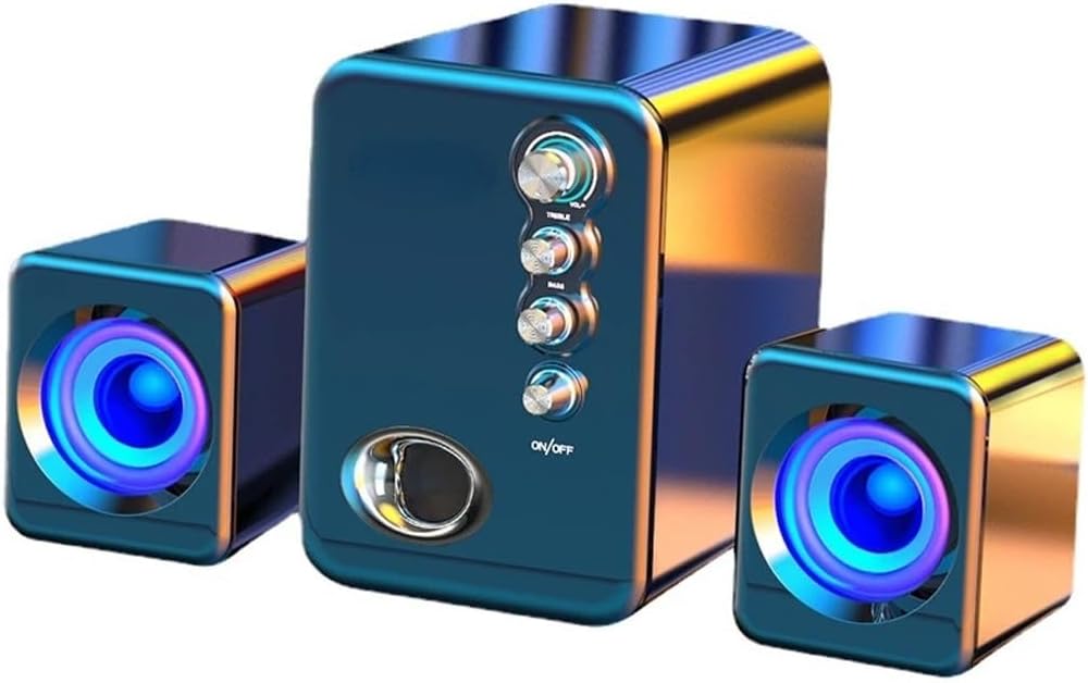 Laptop Audio Multimedia Desktop Small Speaker 2.1 Subwoofer Speakers