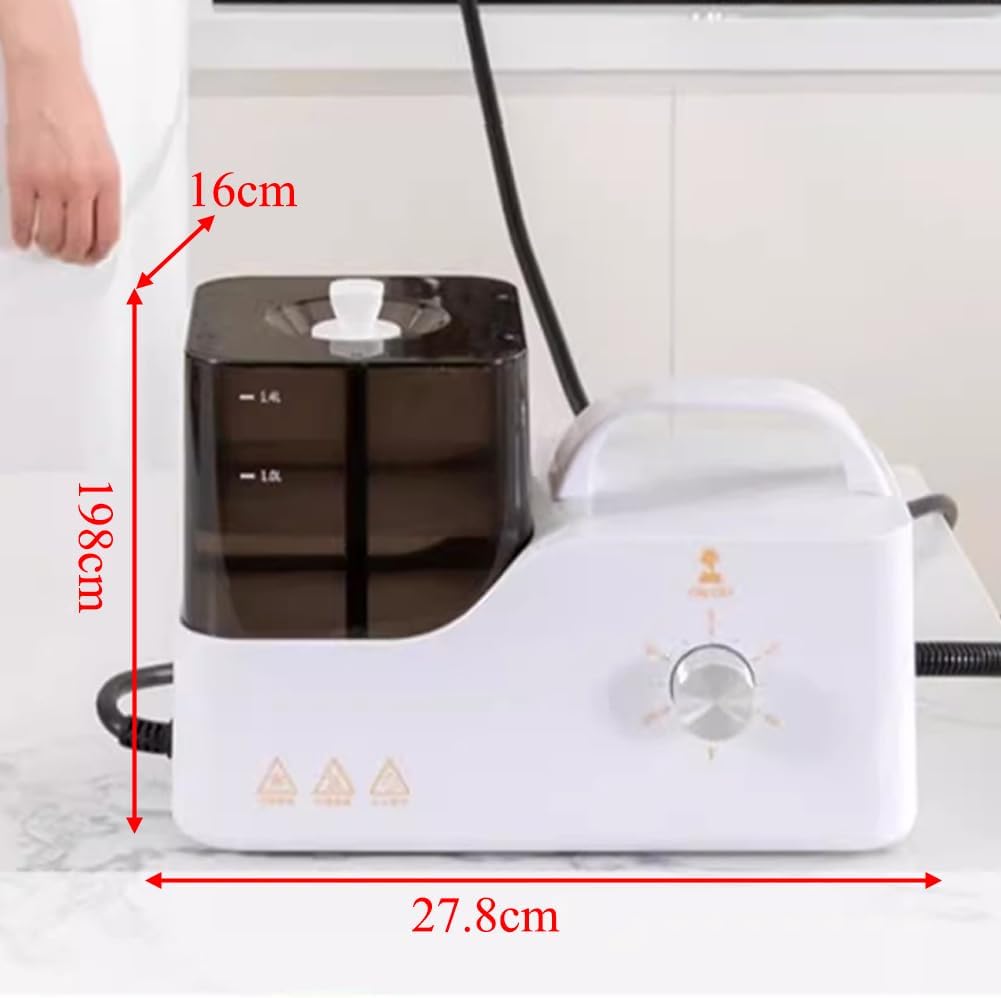 PP-Eic Small Steam High Temperature Cleaner, Multifunctional Steam Cleaner, Handheld Steam Cleaner, High Pressure Steam Cleaner, 2600W, All-Round Use at Home