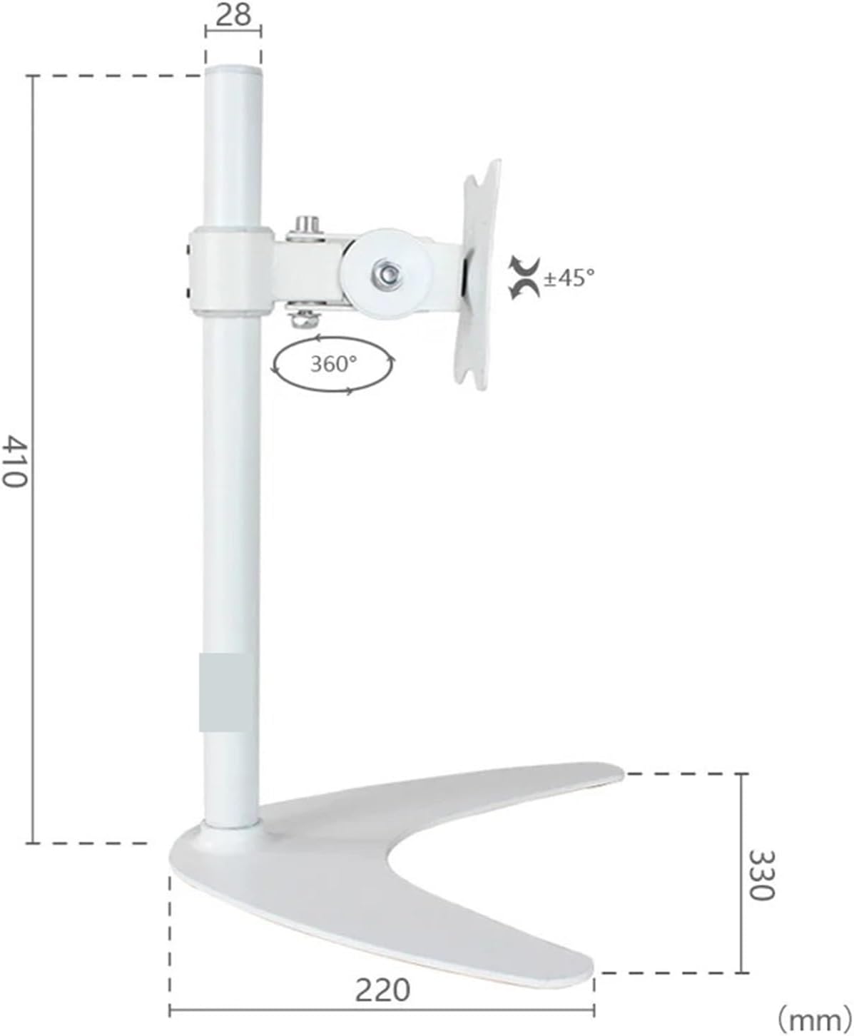 14-inch-32-inch desktop monitor arm bracket LCD LED display load-bearing 9 kg bracket monitor mounting bracket metal bracket(DZ23)