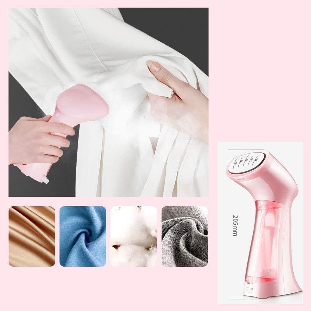 3FLQOOPP Powerful Handheld Garment and Fabric Steamer Stainless Steel Heated Soleplate, 1000-Watts