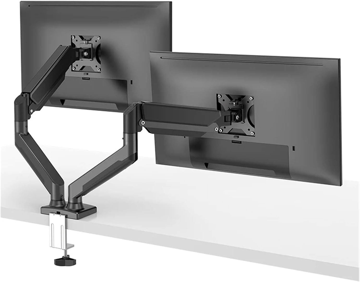 Desktop Gas Spring Dual Monitor Stand Arm for 13