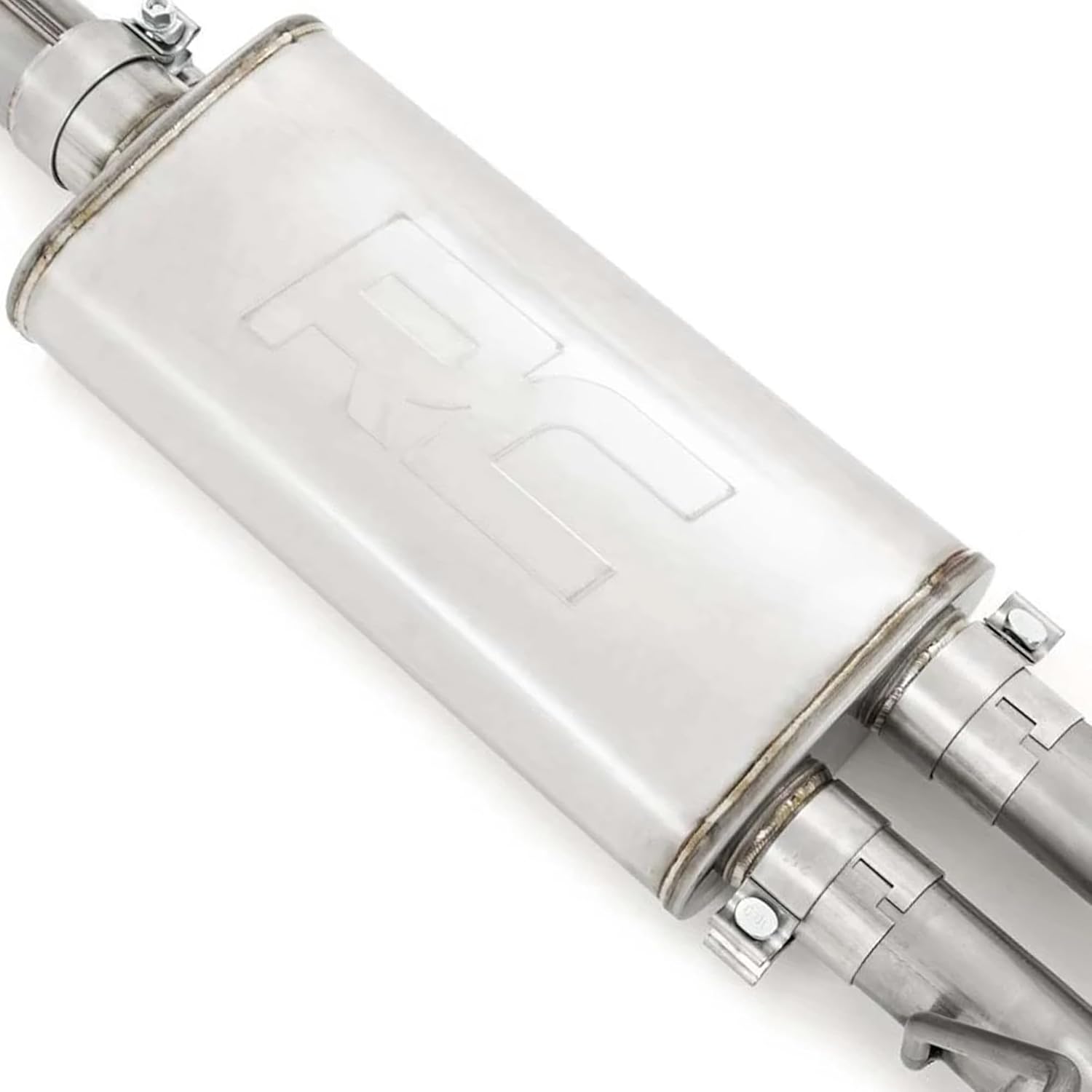 Rough Country Dual Cat-Back Exhaust Exhaust with Black Tips for Chevy Silverado & GMC Sierra 1500 (2014-2018) 5.3L Engine - Performance Tuned Growl