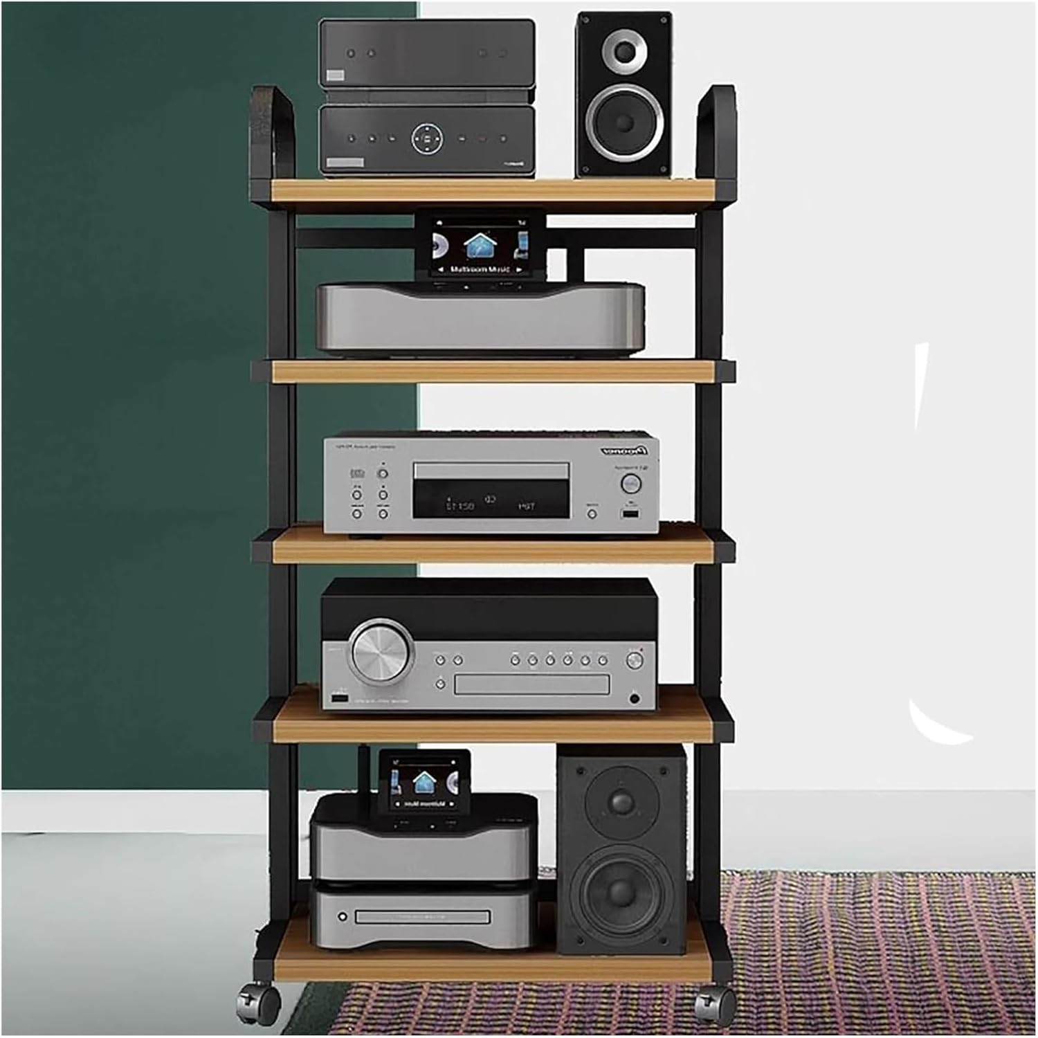 LZMZMQ Home Entertainment Stand Stereo System