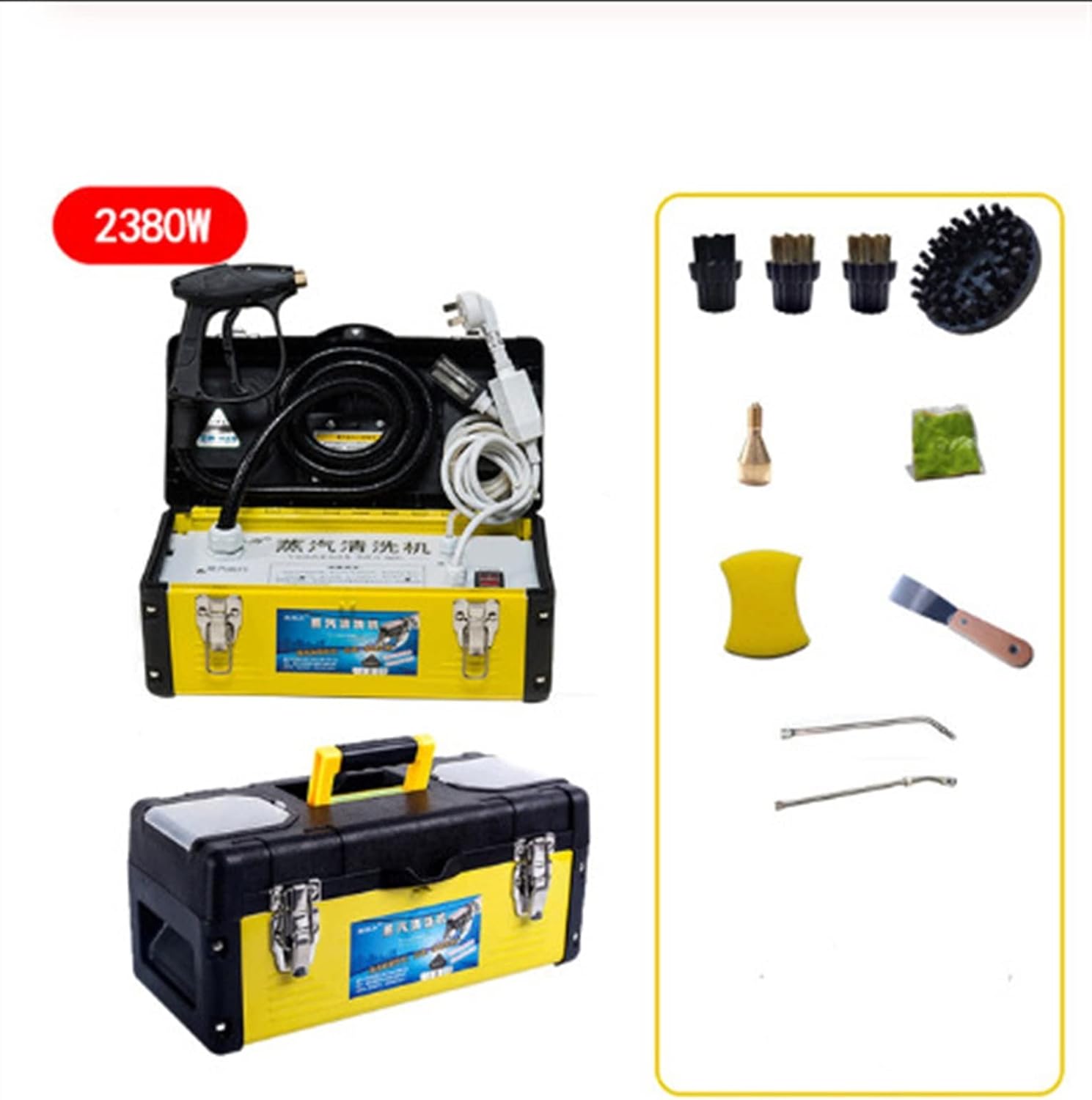 3FLQOOPP Electric Steaming Cleaning Machine High Pressure Air Conditioner Kitchen Range Hood Car Cleaner Steam Cleaner