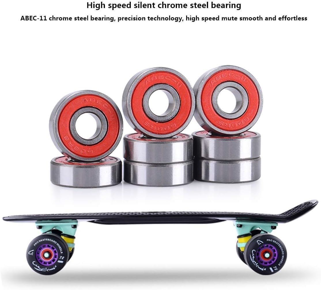 NAUTIG Magneto Complete Skateboard 7-Layer Canadian Maple Deck | Kids Skateboard Cruiser Skateboard | Skateboard for Beginners, Teens & Adults