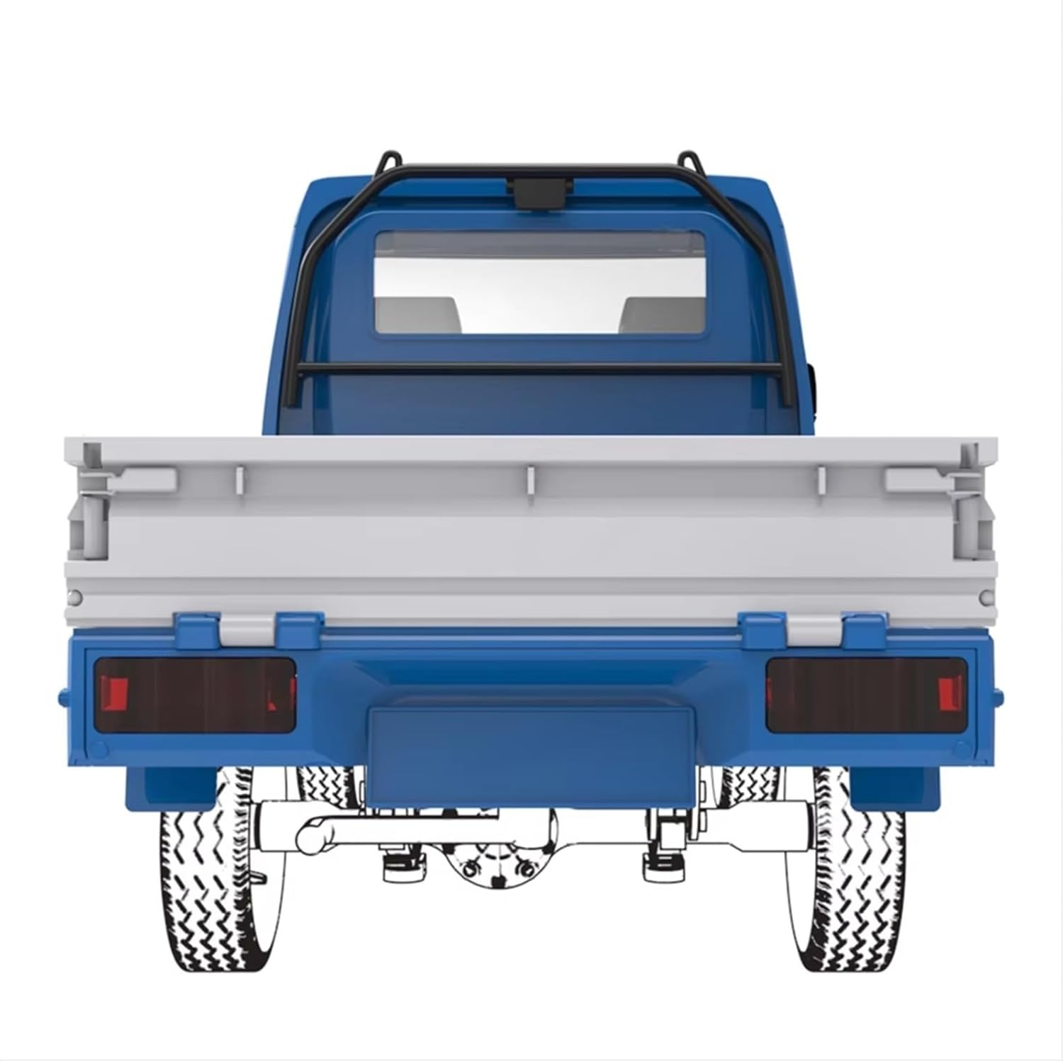 RC Car Accessories Compatible with WPL D12 WL01 LD1297 1/16 RC Car Upgrade Parts Spare Replacement Accessories Blue Body Shell Truck Bodyshell