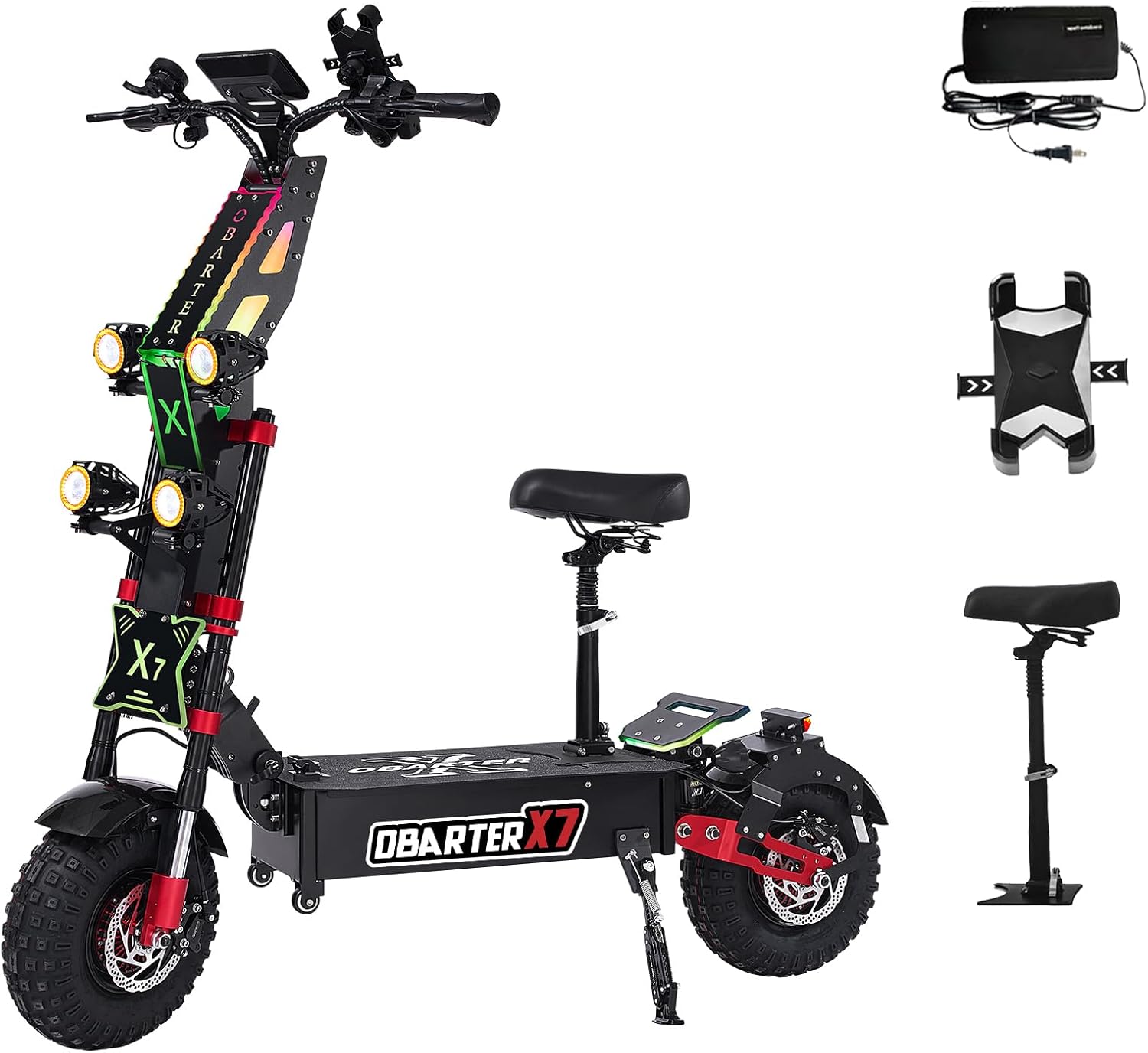 Electric Scooter 8000W Dual Motor for Adults,High-Speed 56mph, 90-Mile Range, 14